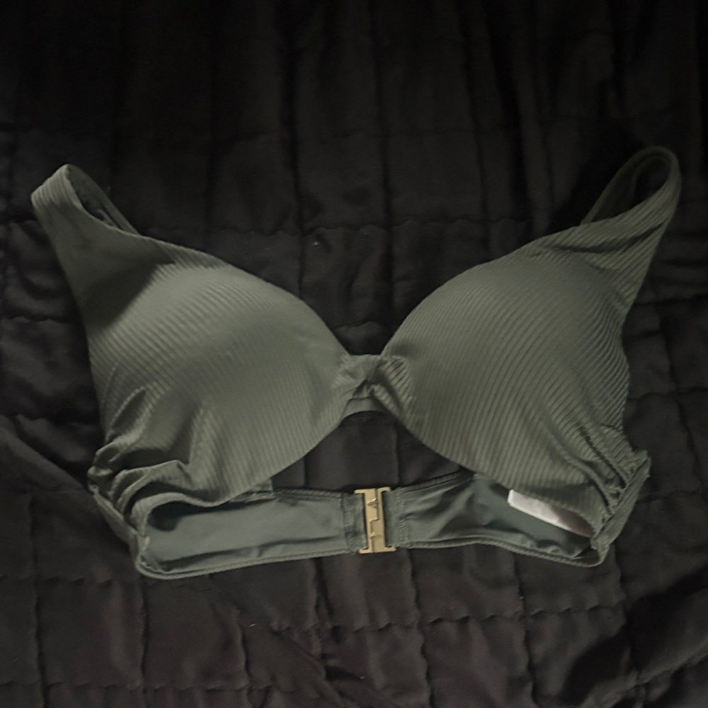 H&M Olive Green Bikini Top
